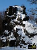 Lochstein bei Falkenstein im Vogtland, Sachsen, (D) (9) 22. Februar 2012 (Lochstein-Quarzit, Falkenstein-Subformation).JPG